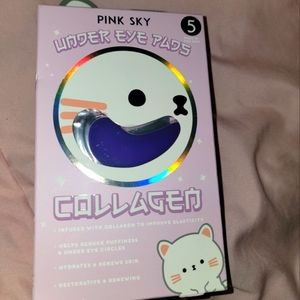 Pink sky collagen eye masks